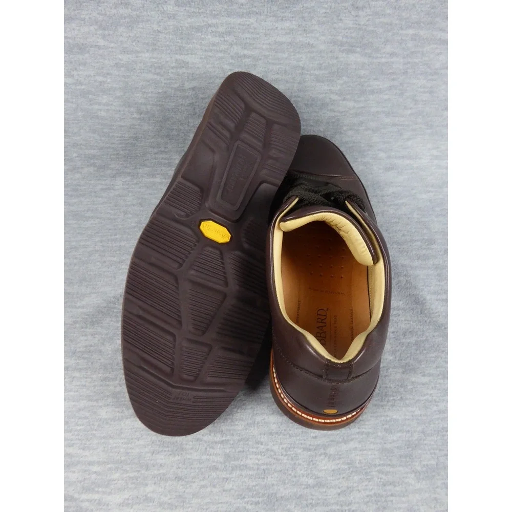 Samuel Hubbard Market Cap Oxfords Mens 10.5 M Chestnut Brown Leather M1310-061